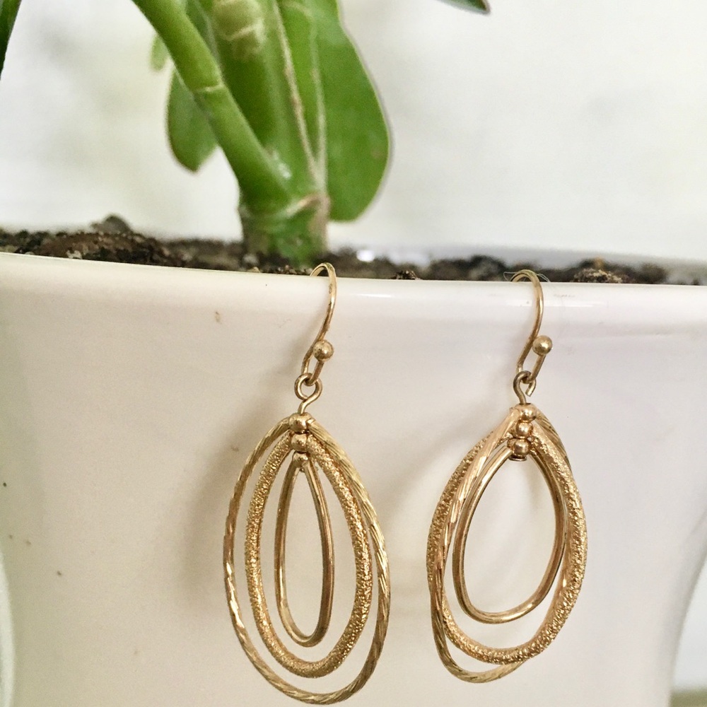 Gold Toned Earrings